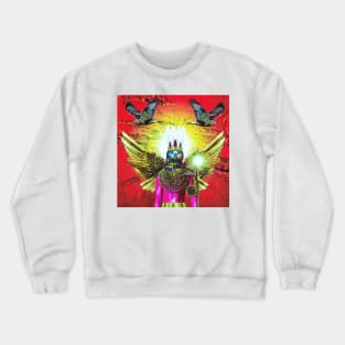 ANCIENT IGBO SUN GOD: AGU-NKWO / EZE-UTUTU  By SIRIUS-UGO-ART Crewneck Sweatshirt